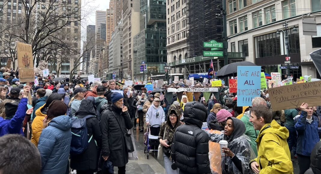Manifestation anti-Trump à New York / AB