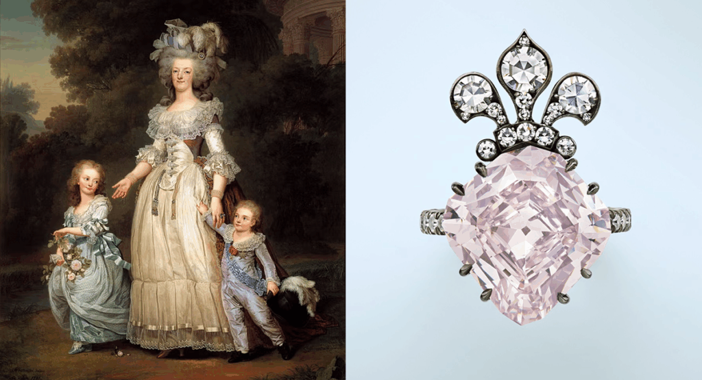 Le diamant rose de la fille de Marie-Antoinette en vente chez Christie’s
