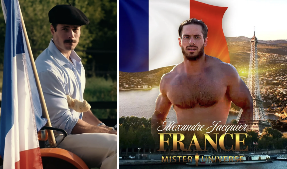 Alexandre Jacquier, le fermier des Landes candidat de la France au concours de Mister Univers à Hollywood