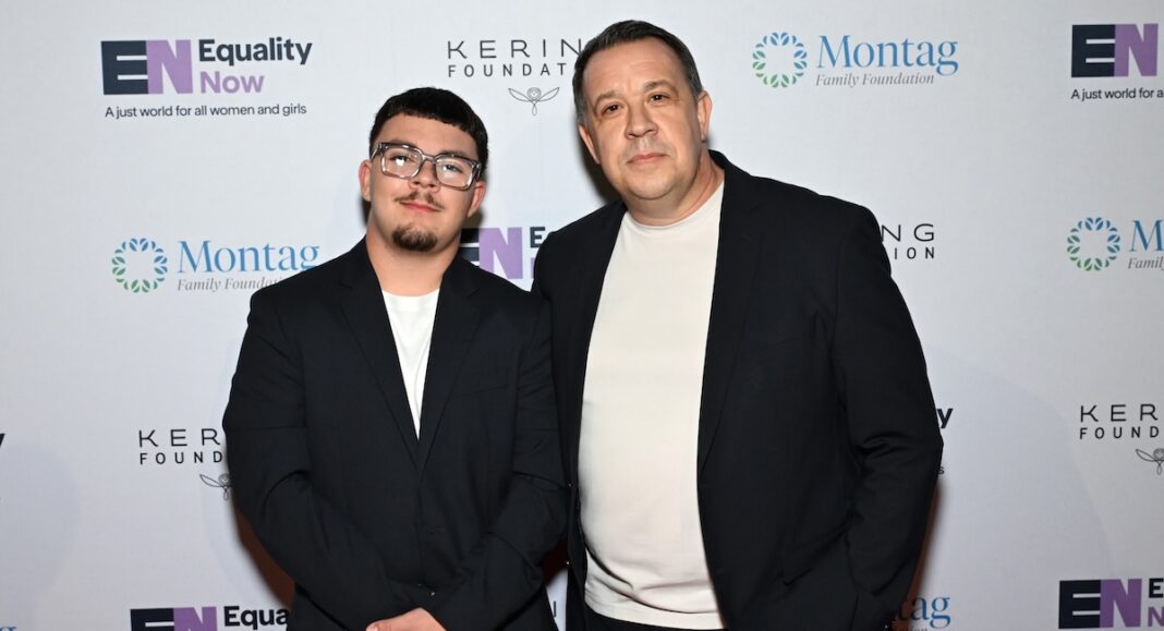 Nathan Pelicot (gauche) et David Pelicot