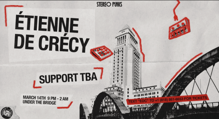 Le DJ Etienne de Crécy en concert à Downtown le 14 mars