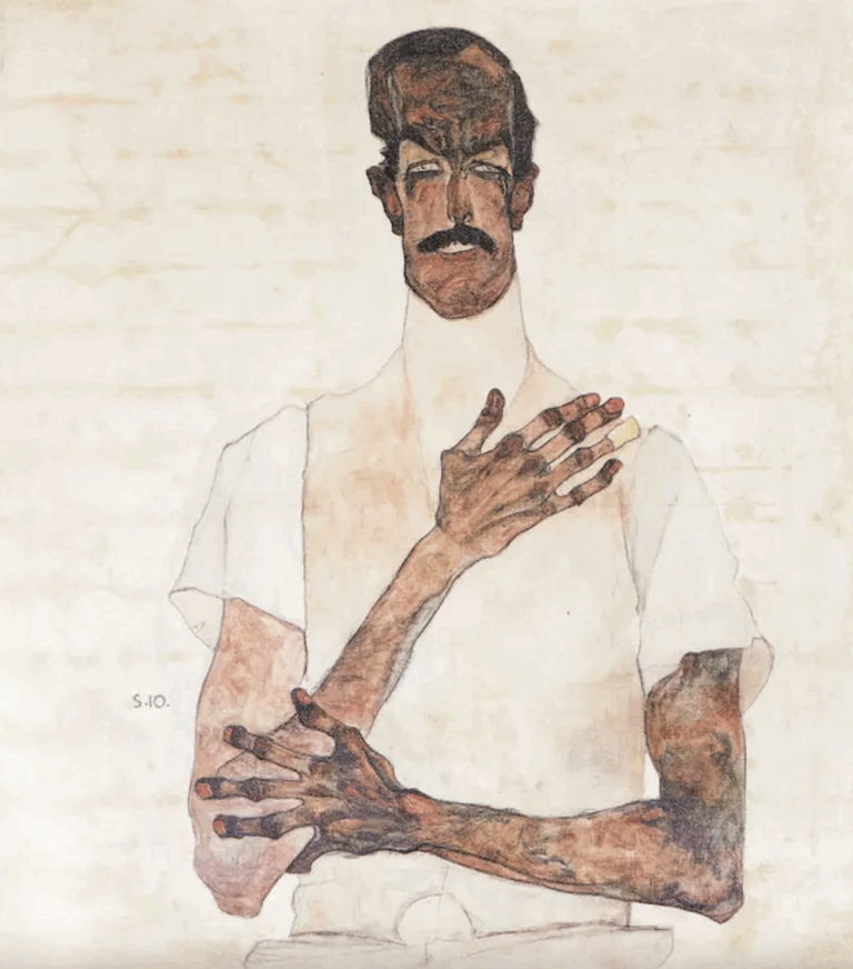 « Egon Schiele: Portrait of Dr Erwin von Graff » à la Neue Galerie