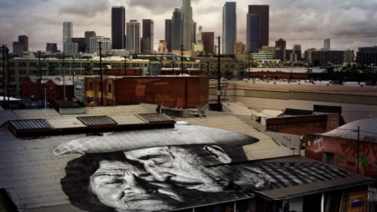 Les « Horizons » de JR à la galerie Perrotin de Los Angeles