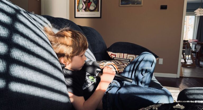 Felix Andrle (7 ans) : Mes parents ont choisi de vivre aux États-Unis, moi j&rsquo;y suis né