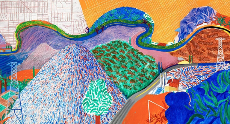 Les États-Unis et David Hockney : 54 ans de ciel bleu