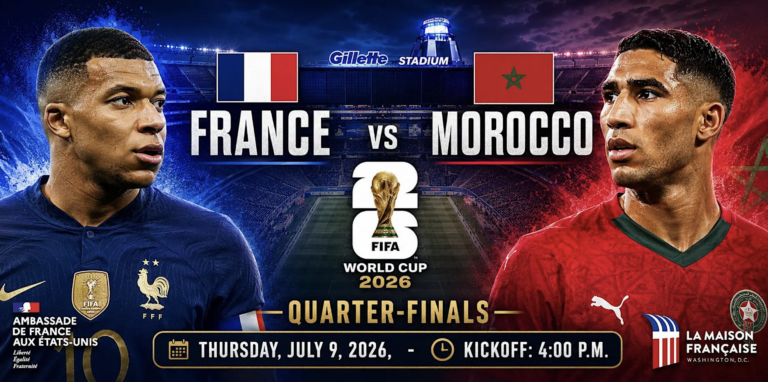 Coupe du Monde 2026 : voir France-Maroc à la Maison Française