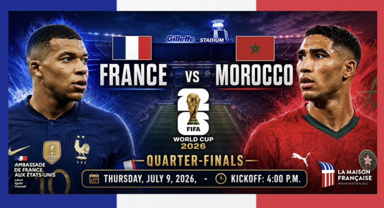 France-Maroc : watch party jeudi à La Maison Française pour le quart de finale