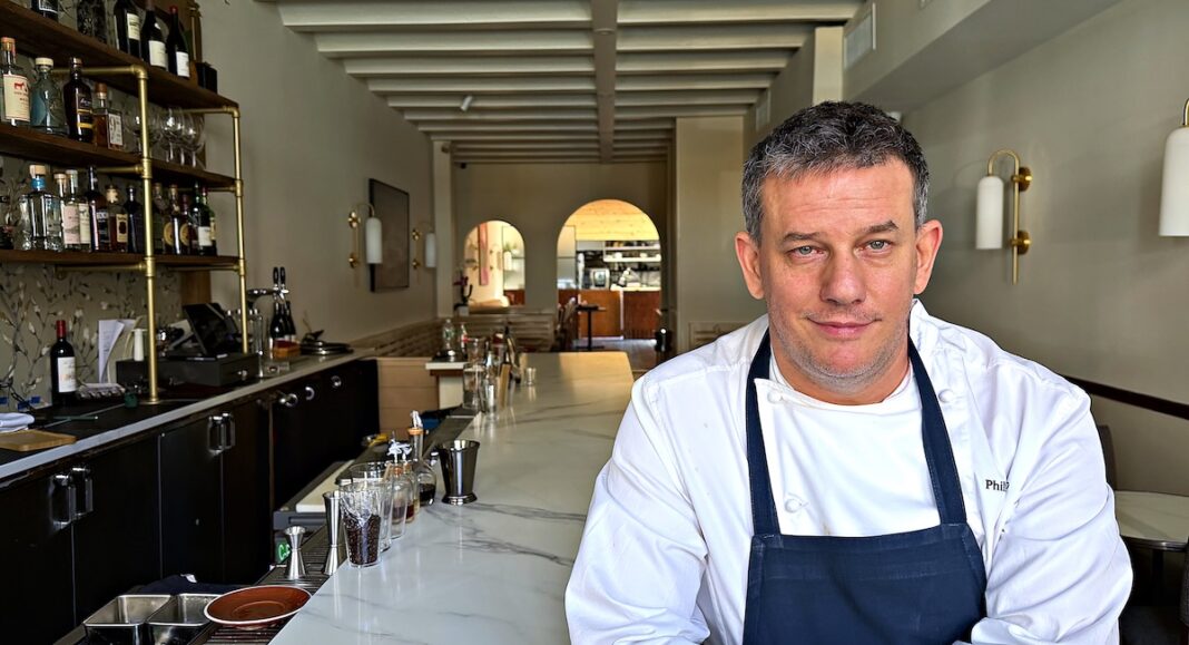 Philippe Orrico dans son restaurant Le Sixth